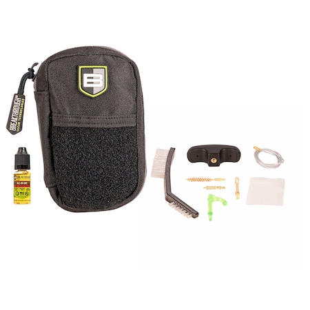 Breakthrough Clean Technologies Badge Series Pull-Through Cleaning Kit w/ Molle Pouch, 9mm BT-COP-9